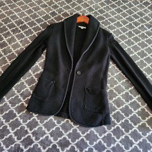 James perse black fitted jacket